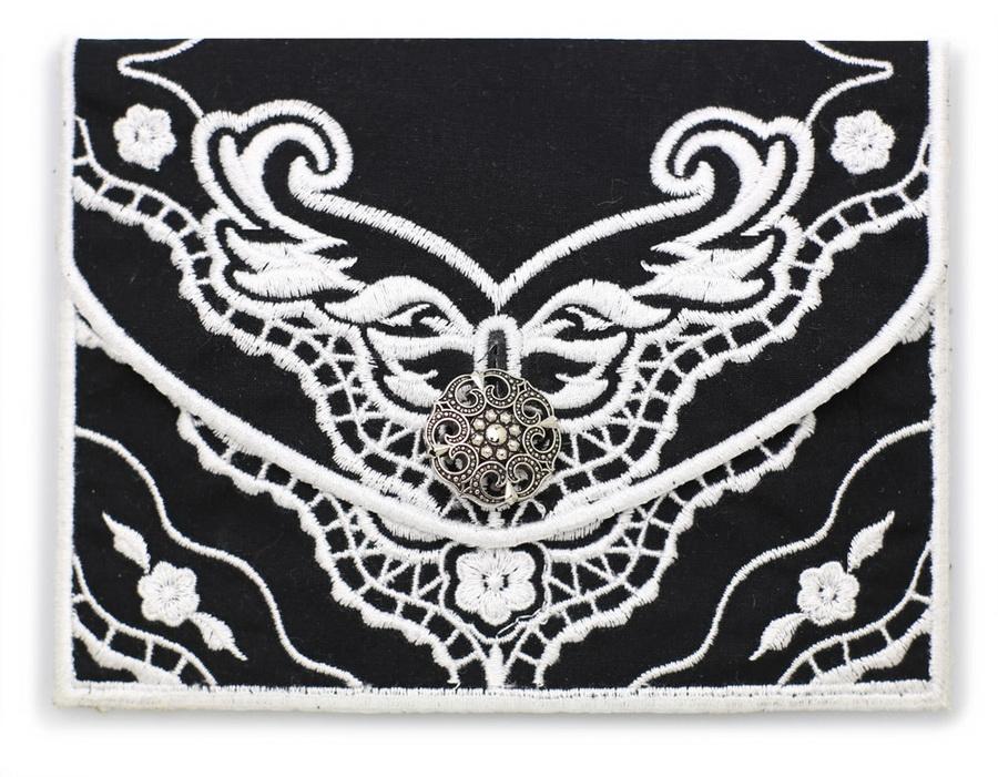 Vintage Card Holders Embroidery CD w/SVG - Designs by Hope Yoder