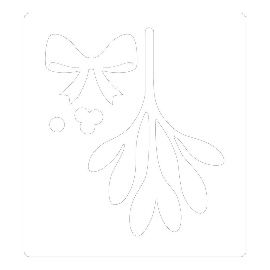 Sizzix Bigz Die Mistletoe Leaves by Jen Long - Sewingmachinesplus.com