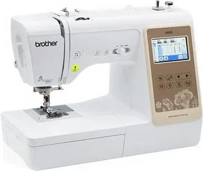 Brother SE625 computerized sewing and embroidery machine, white with touchscreen display, factory serviced