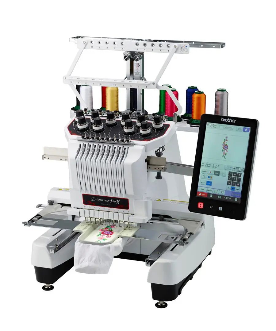 Brother Entrepreneur ProX PR1050X Multi - Needle Embroidery Machine - Sewingmachinesplus.com