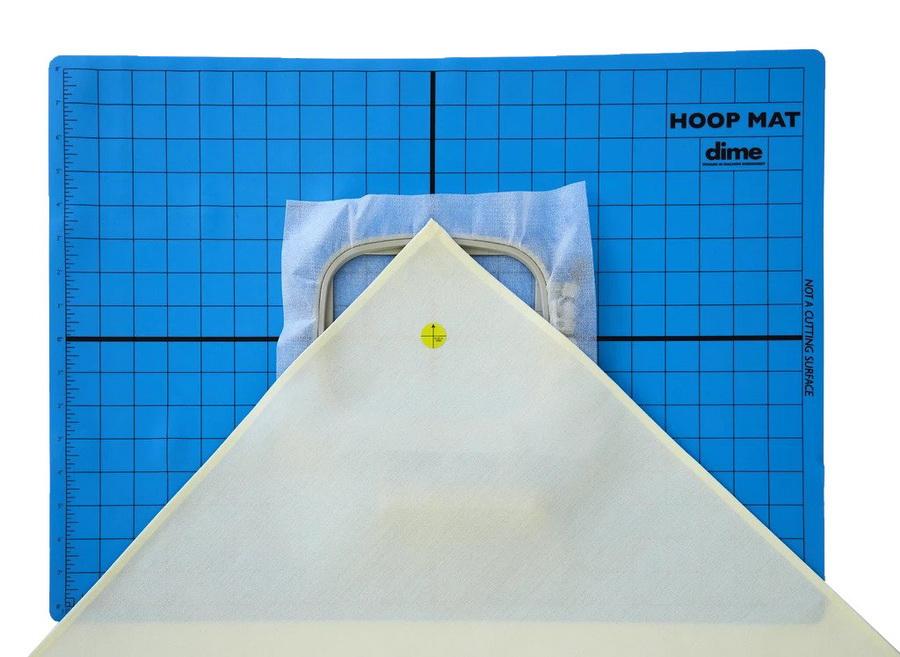 Dime Hoop Mat - 22 Inches x 16 Inches Silicone Mat