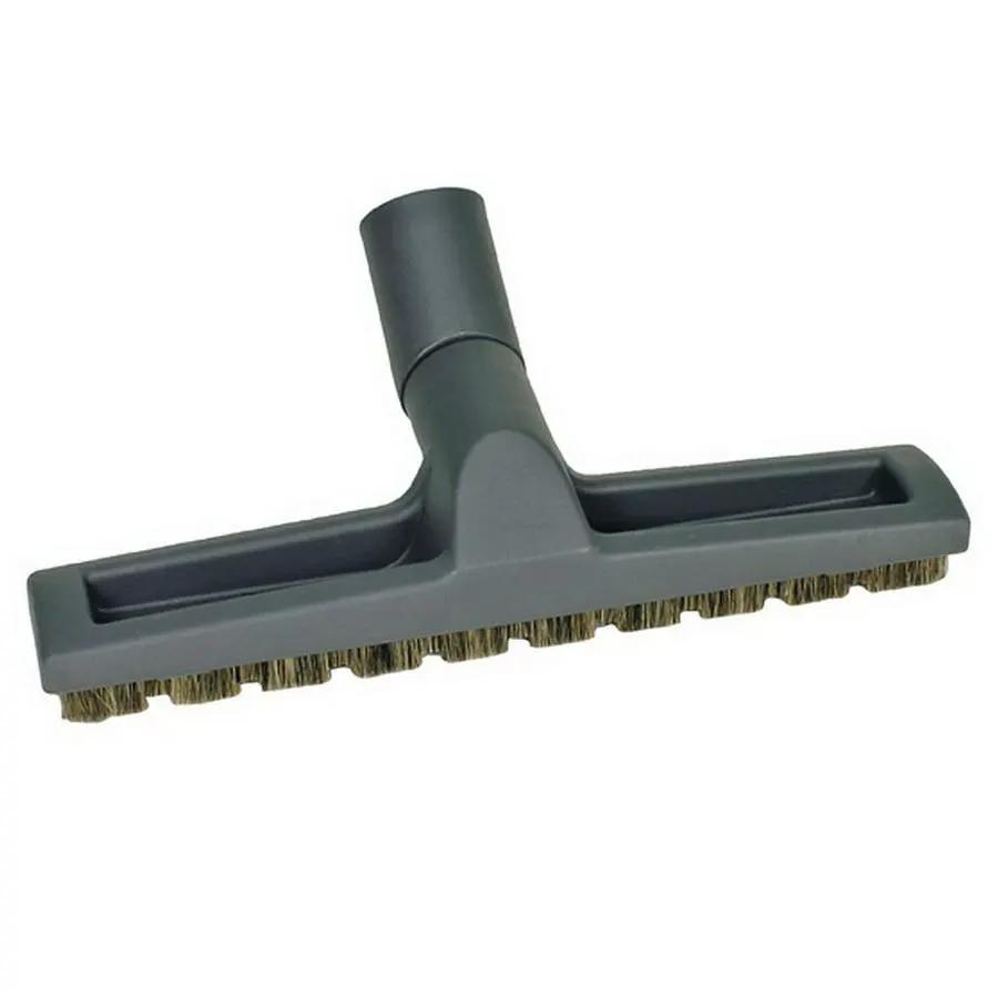 Sebo Parquet Brush vacuum attachment; gray plastic head with bristle strip.