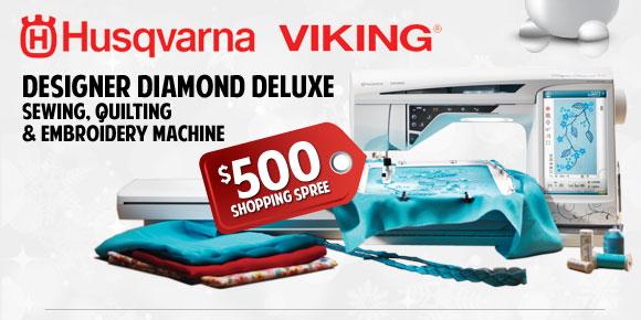 Promotional Banner for Husqvarna Viking Sewing Machine