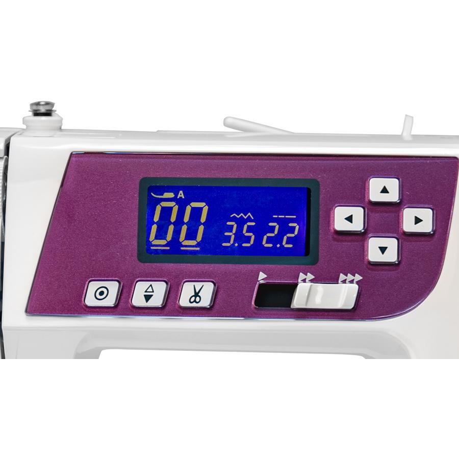 Janome 3160QDC Computer Sewing Machine (Purple/Grape Color) - Sewingmachinesplus.com