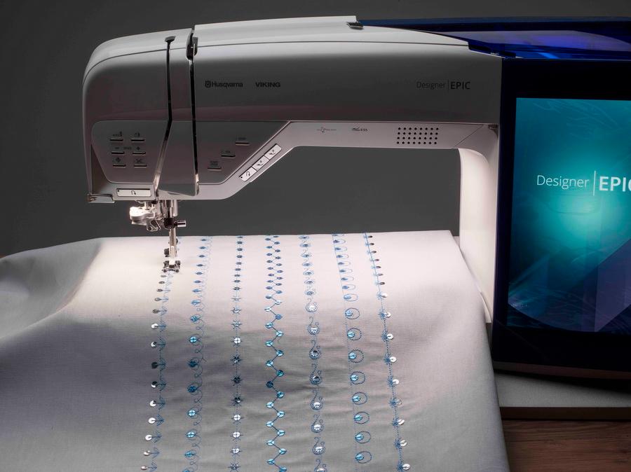 Husqvarna Viking Designer Epic Sewing and Embroidery Machine