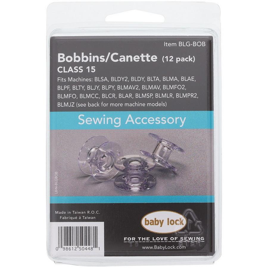 Baby Lock 12 Pack Bobbins - Sewingmachinesplus.com