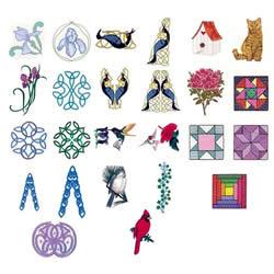 Singer Embroidery Card 5001 - Sampler