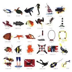 Singer Embroidery Card 5010 - Marine Treasures