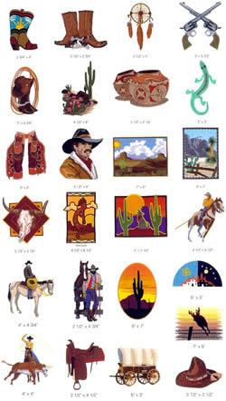 Singer Embroidery Card 5012 - Southwestern