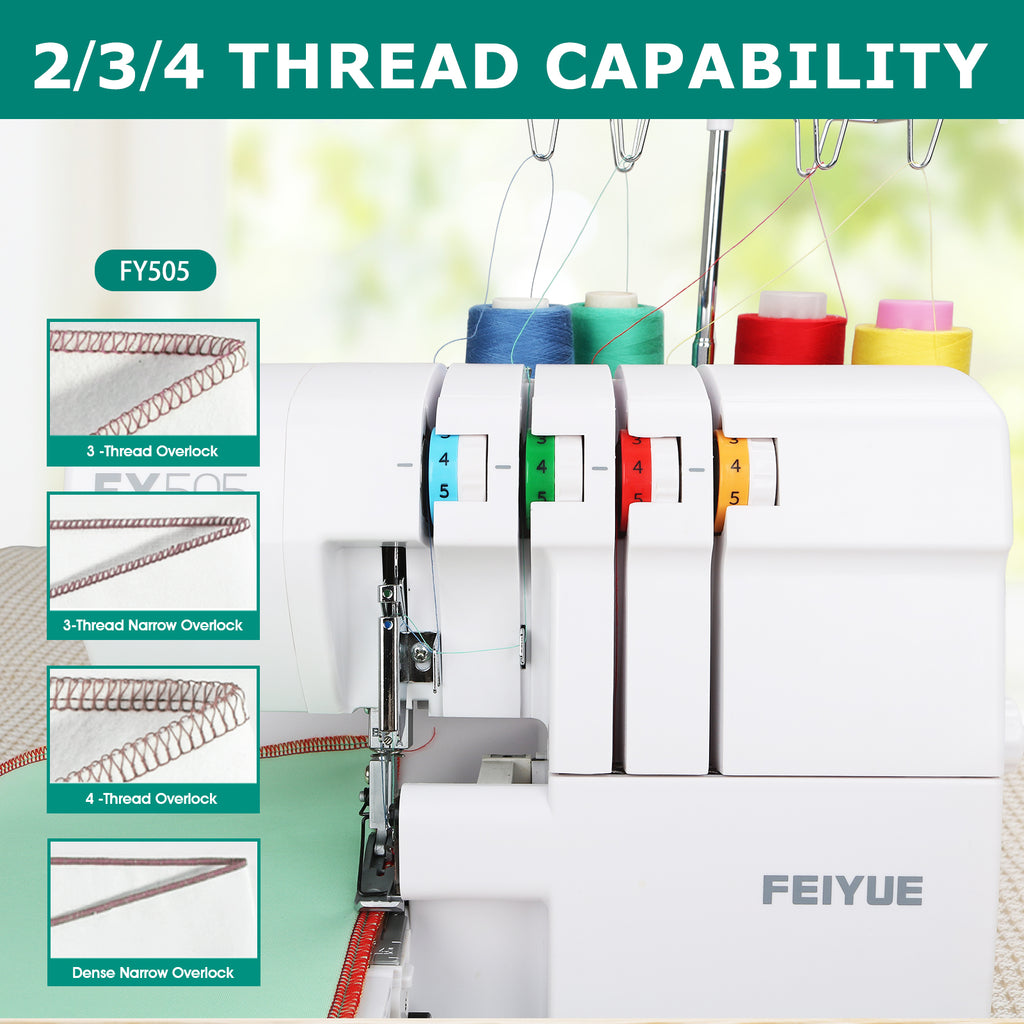 FY - 505 2/3/4 Thread Serger (Open Arm) - Sewingmachinesplus.com