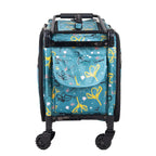 22" Tutto Machine on Wheels Large - Turquiose Yellow Daisies