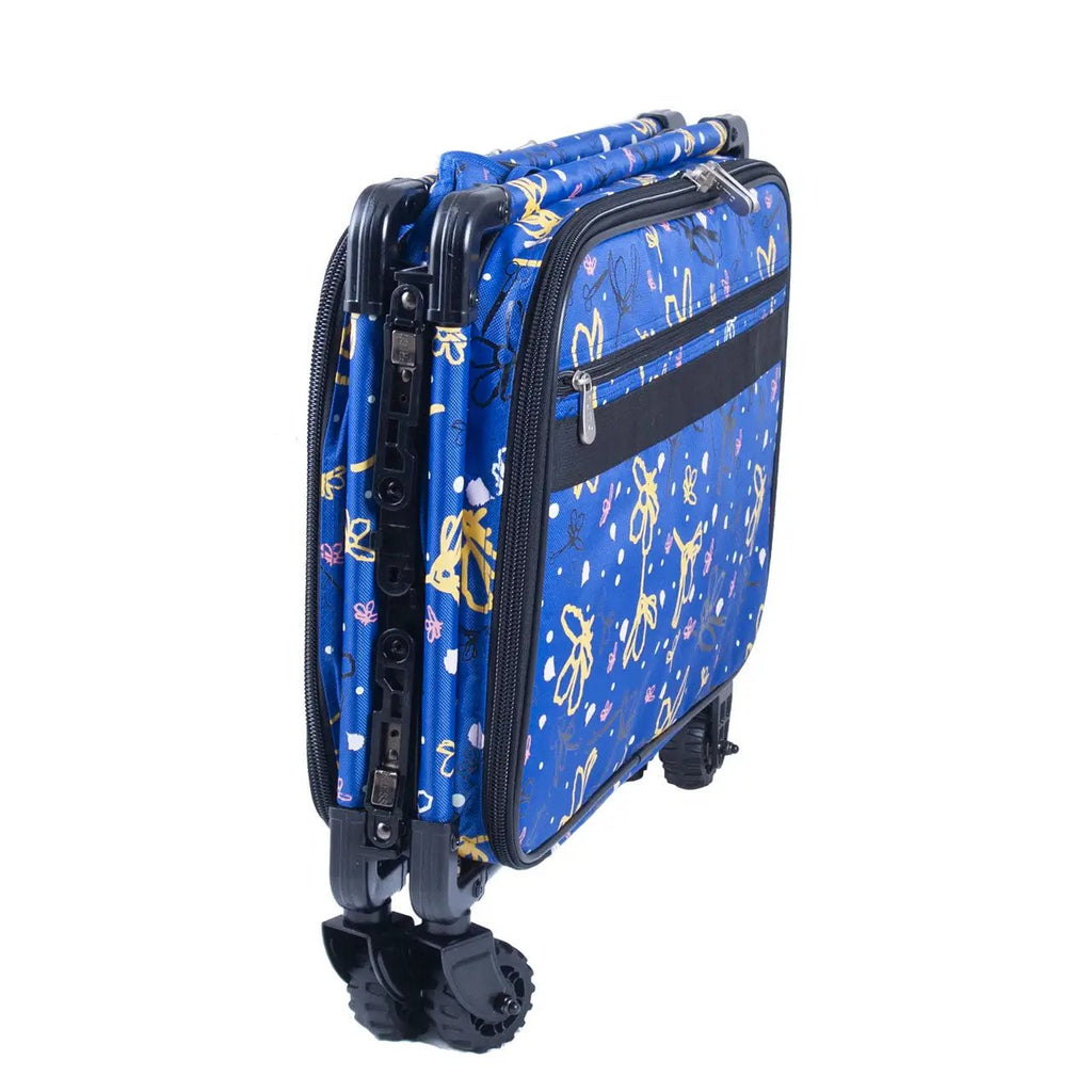 22" Tutto Machine on Wheels Large - Blue Yellow Daisies