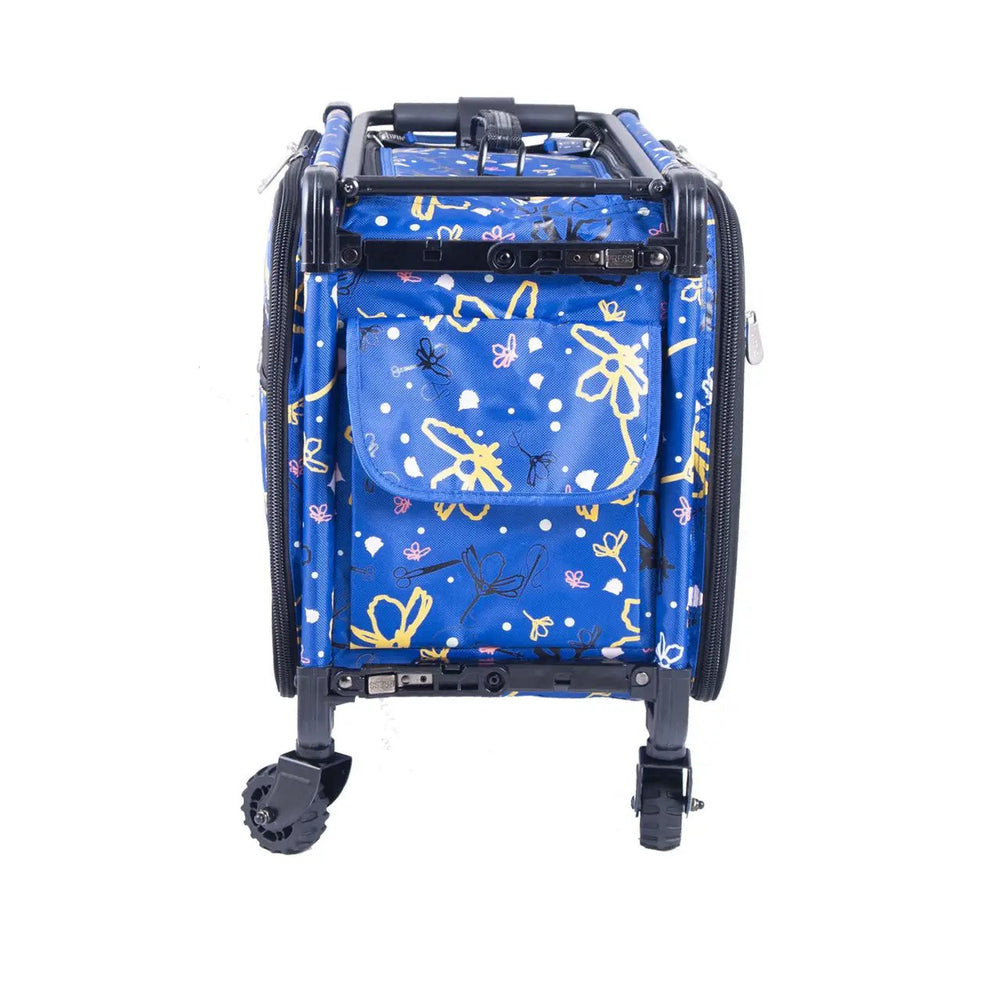 22" Tutto Machine on Wheels Large - Blue Yellow Daisies