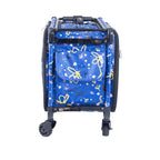 22" Tutto Machine on Wheels Large - Blue Yellow Daisies