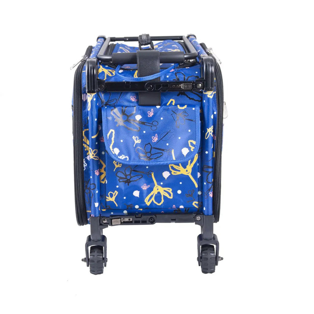 22" Tutto Machine on Wheels Large - Blue Yellow Daisies