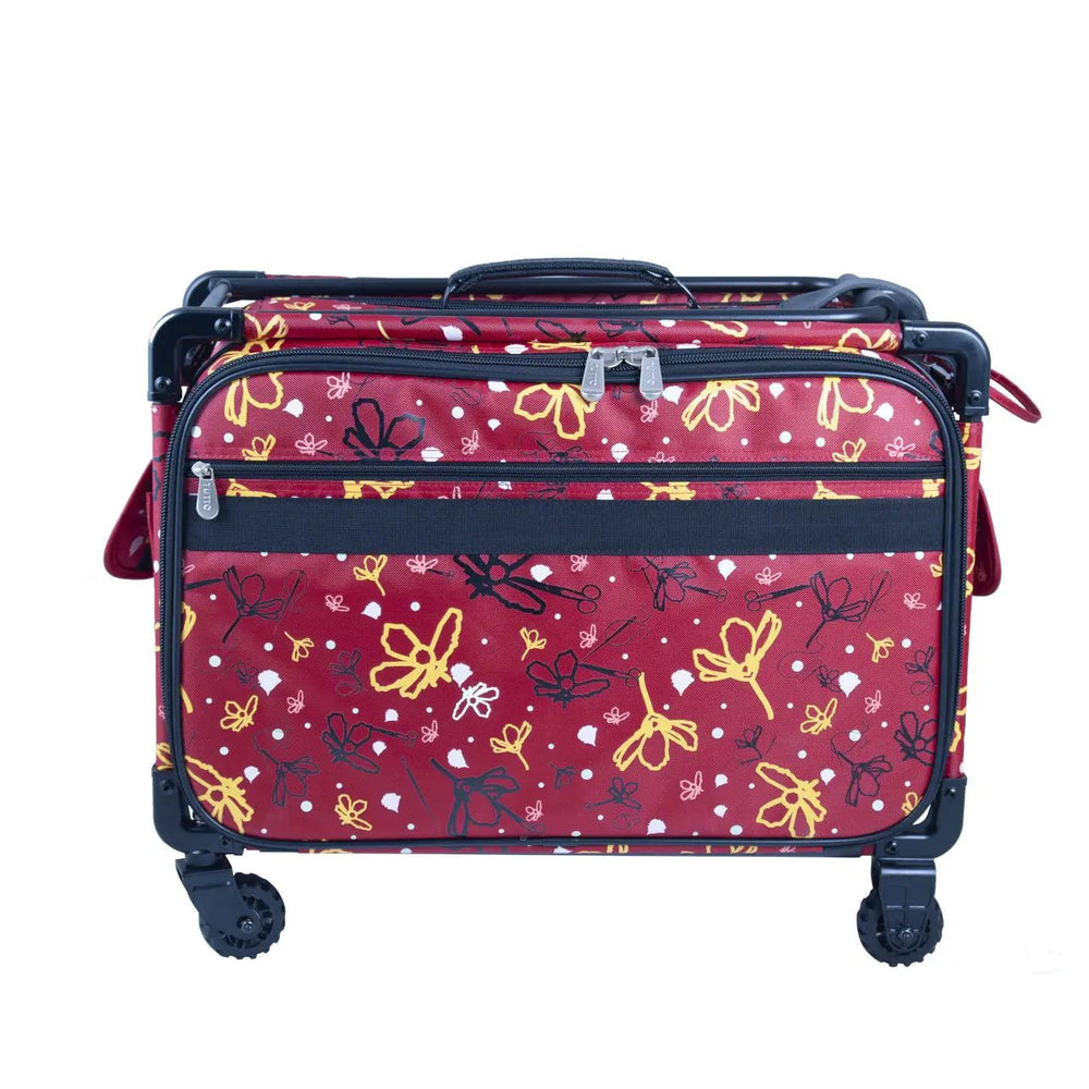 22" Tutto Machine on Wheels Large - Red Yellow Daisies