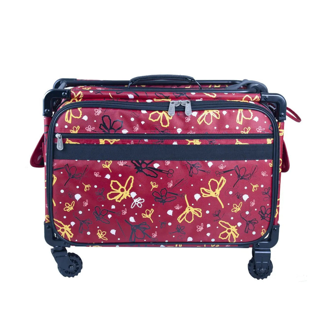 22" Tutto Machine on Wheels Large - Red Yellow Daisies