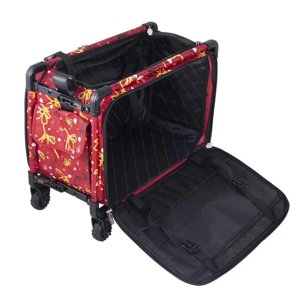 22" Tutto Machine on Wheels Large - Red Yellow Daisies