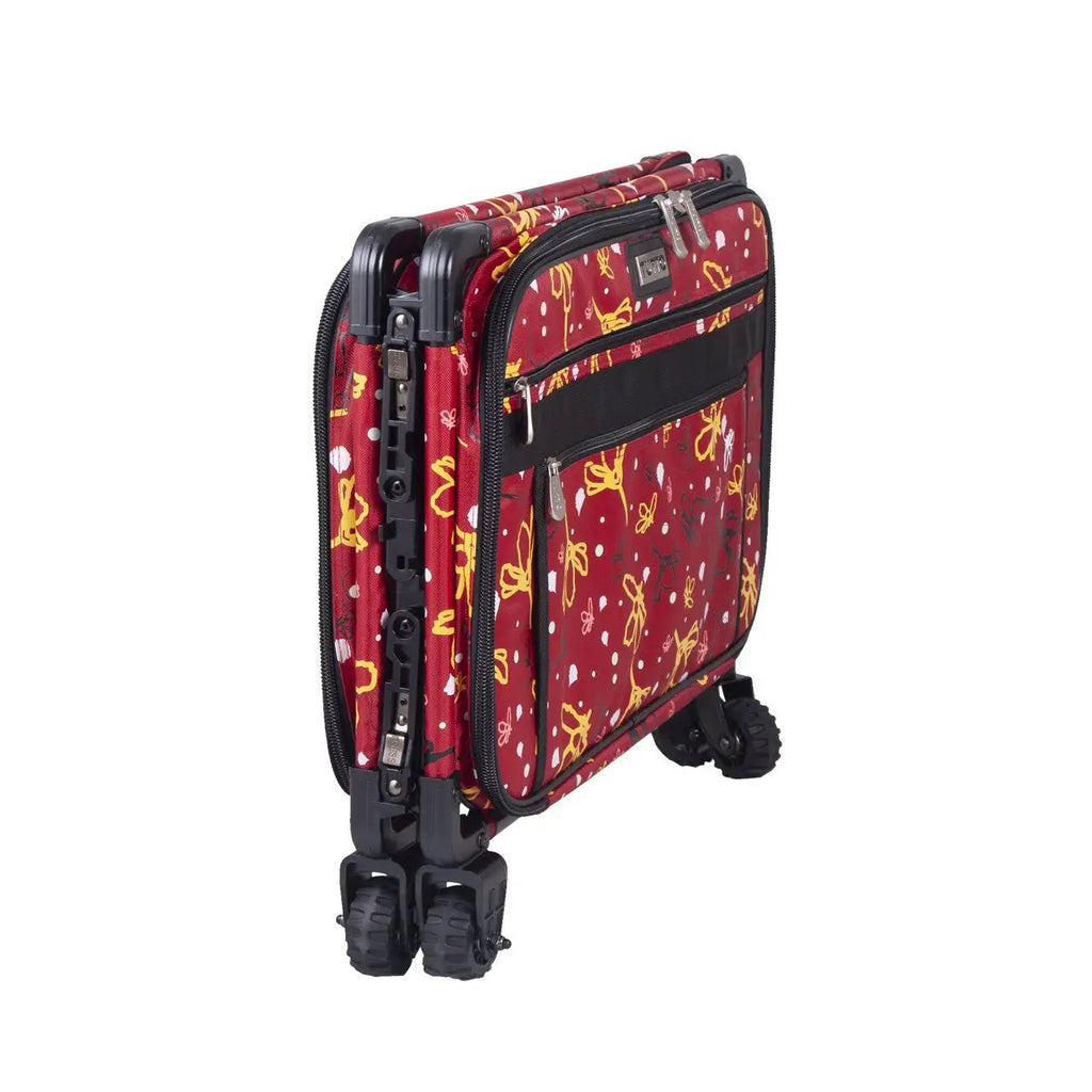 22" Tutto Machine on Wheels Large - Red Yellow Daisies