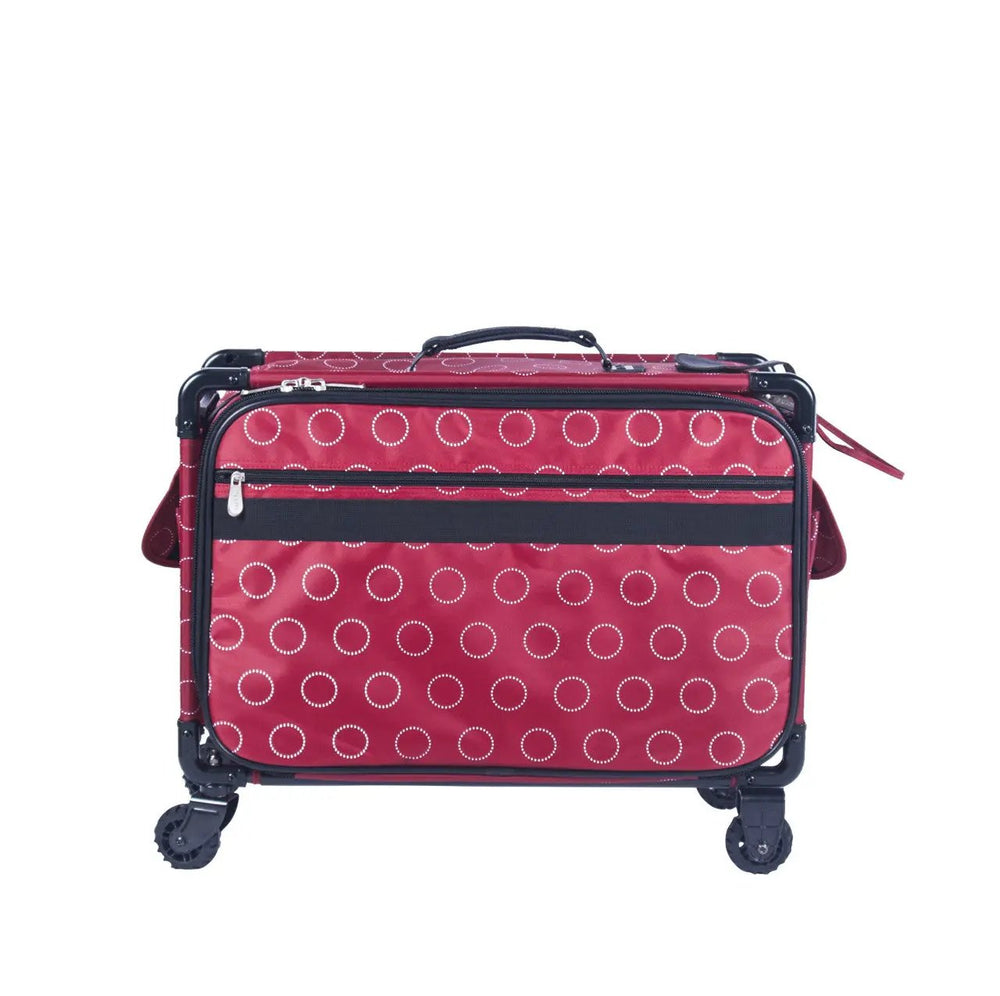 22" Tutto Large Red Dotted Circle on Wheels