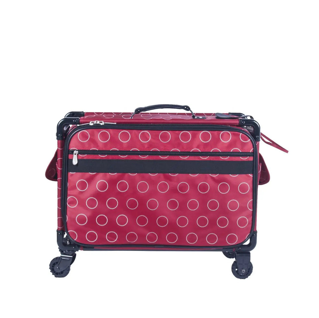22" Tutto Large Red Dotted Circle on Wheels