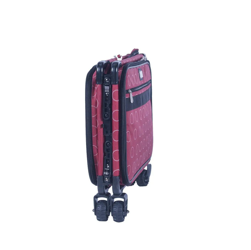 22" Tutto Large Red Dotted Circle on Wheels