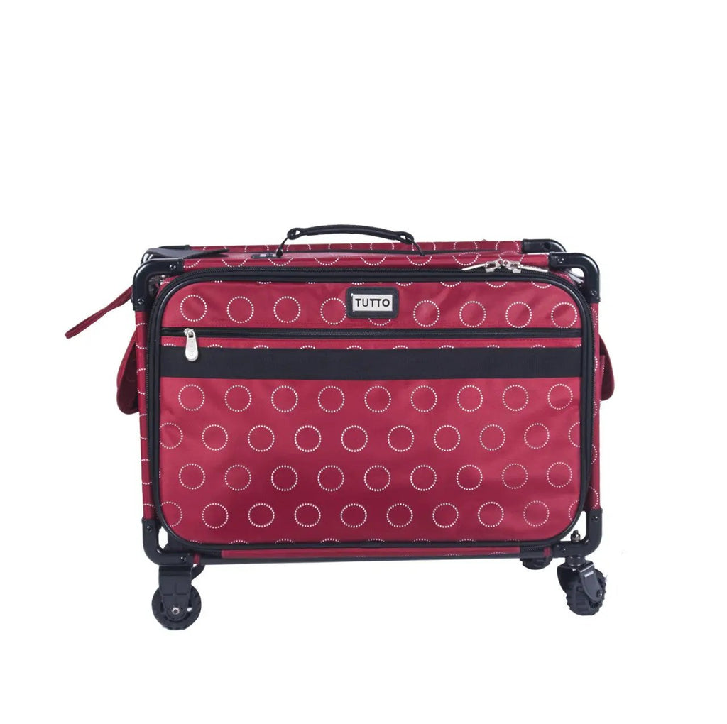 22" Tutto Large Red Dotted Circle on Wheels