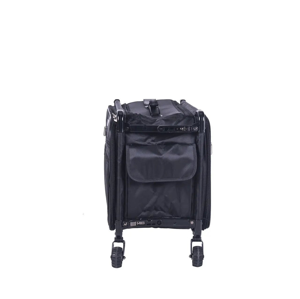 Tutto Large Black machine bag on wheels with front pocket