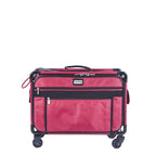 Tutto large machine on wheels bag, red with black frame and Tutto logo.