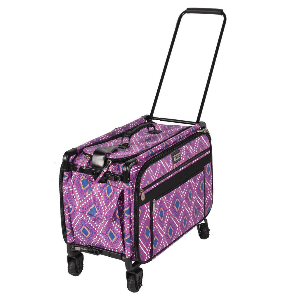 22" Tutto Large Modern Machine on Wheels - PINK DIAMOND - Sewingmachinesplus.com