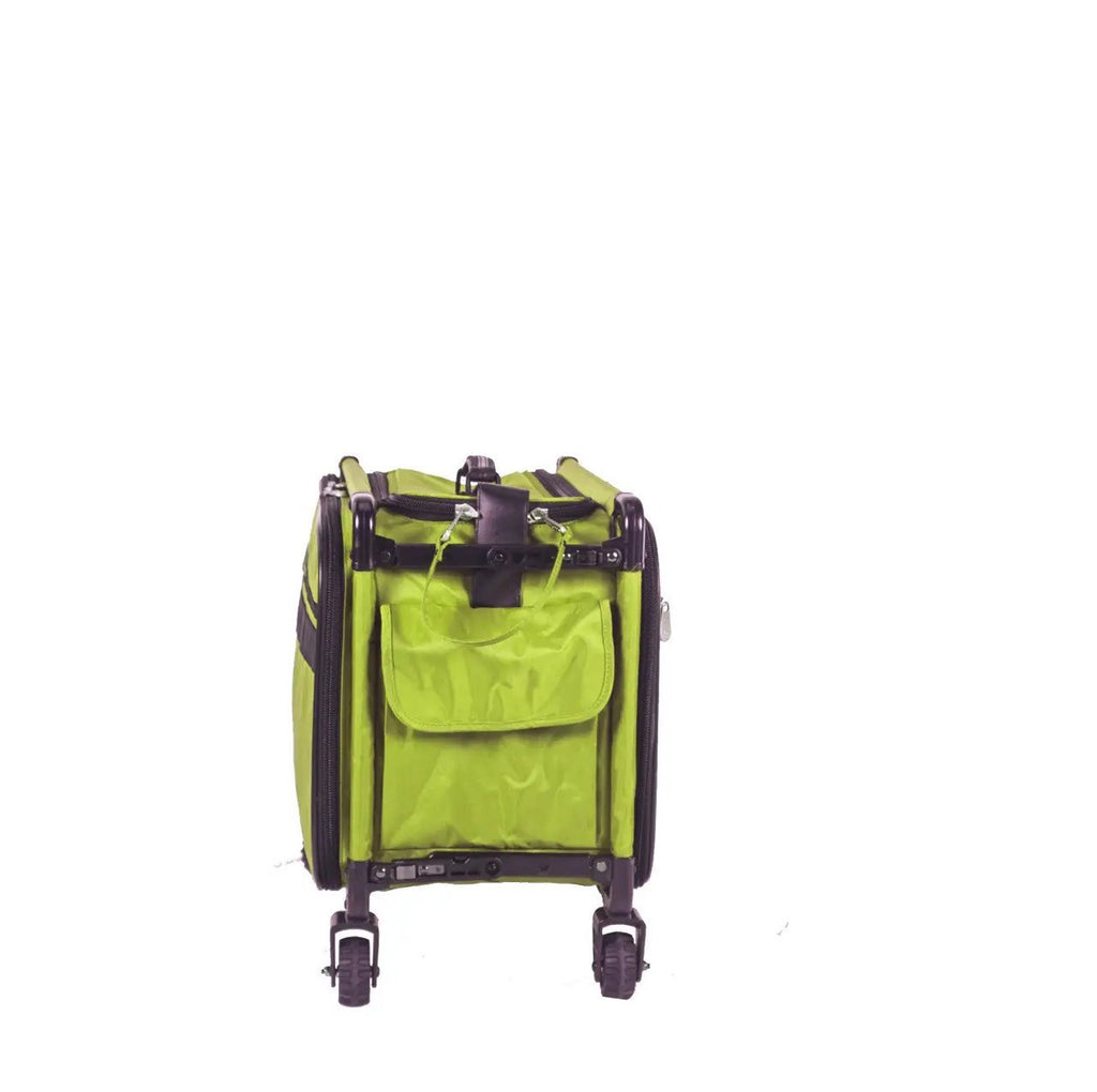 Tutto Large Machine on Wheels lime green rolling machine bag