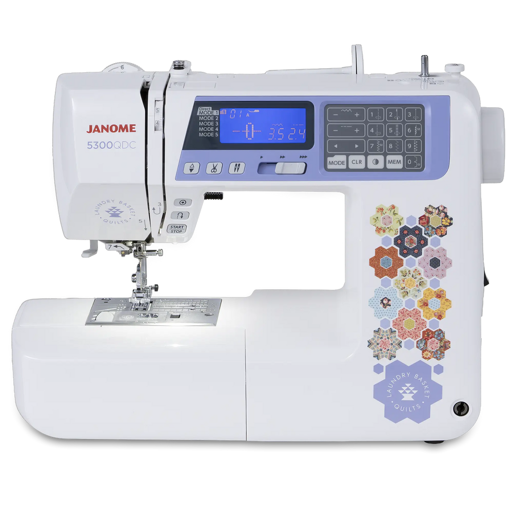 Janome 5300QDC-LBQ Laundry Basket Quilt Edition Sewing and Quilting Machine