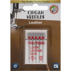 Organ Leather sewing machine needle set in blister pack