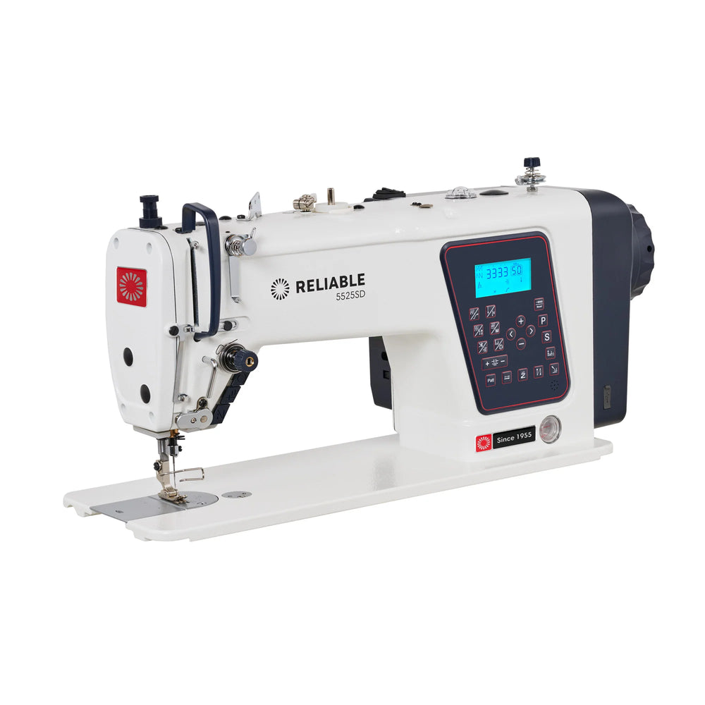 5525SD Automatic Thread Trimmer Single Needle Lockstitch Sewing Machine w/ Dual Direct Drive