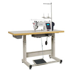 5525SD Automatic Thread Trimmer Single Needle Lockstitch Sewing Machine w/ Dual Direct Drive
