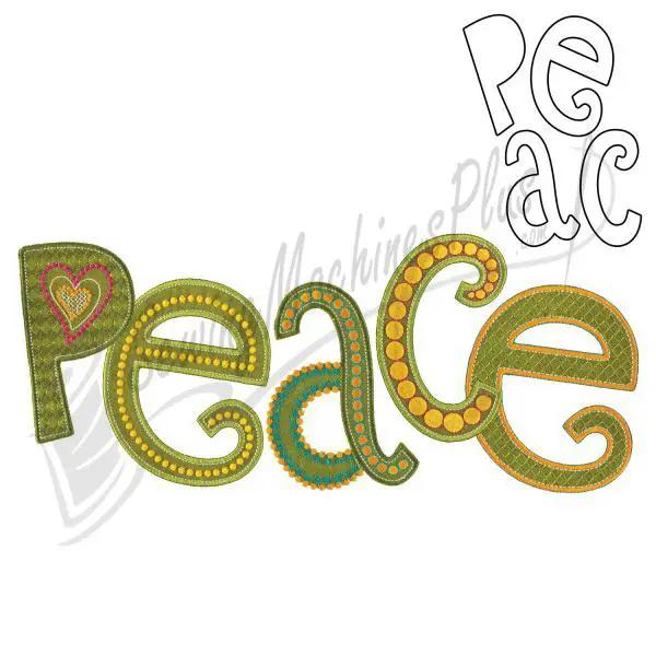 AccuQuilt Go! Peace by Sarah Vedeler - 55305 - Sewingmachinesplus.com