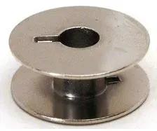Bobbins metal L-type spool by Baby Lock, silver