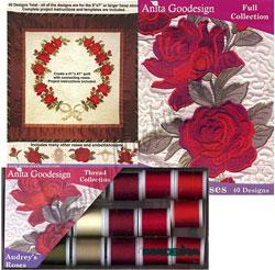 Audreys Roses by Anita Goodesign - Design collection and thread!