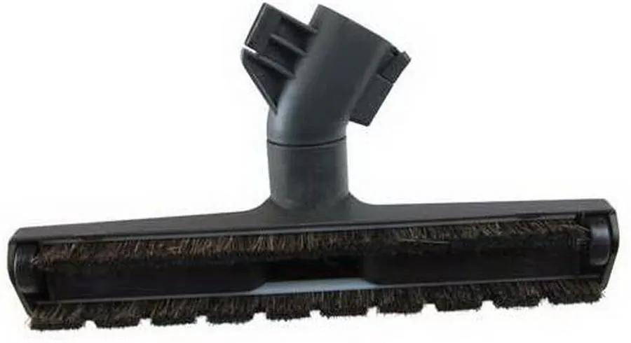 Sebo Parquet Brush vacuum attachment, black plastic with soft bristles for hard floors.