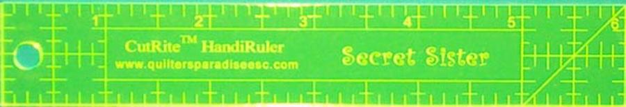 Quilters Paradise Engraved CutRite Handi Ruler