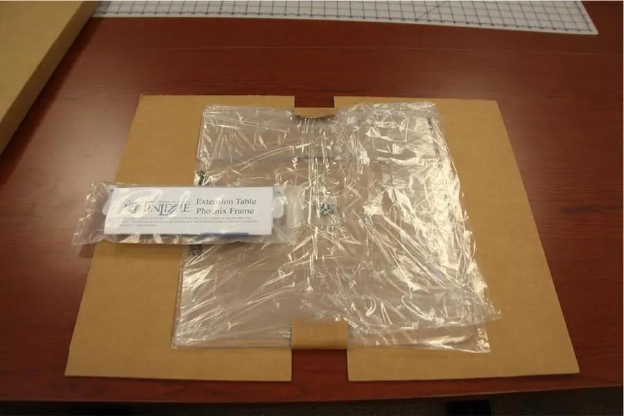 Tin Lizzie EXT extension table base, 18–26 in, metal, in plastic wrap