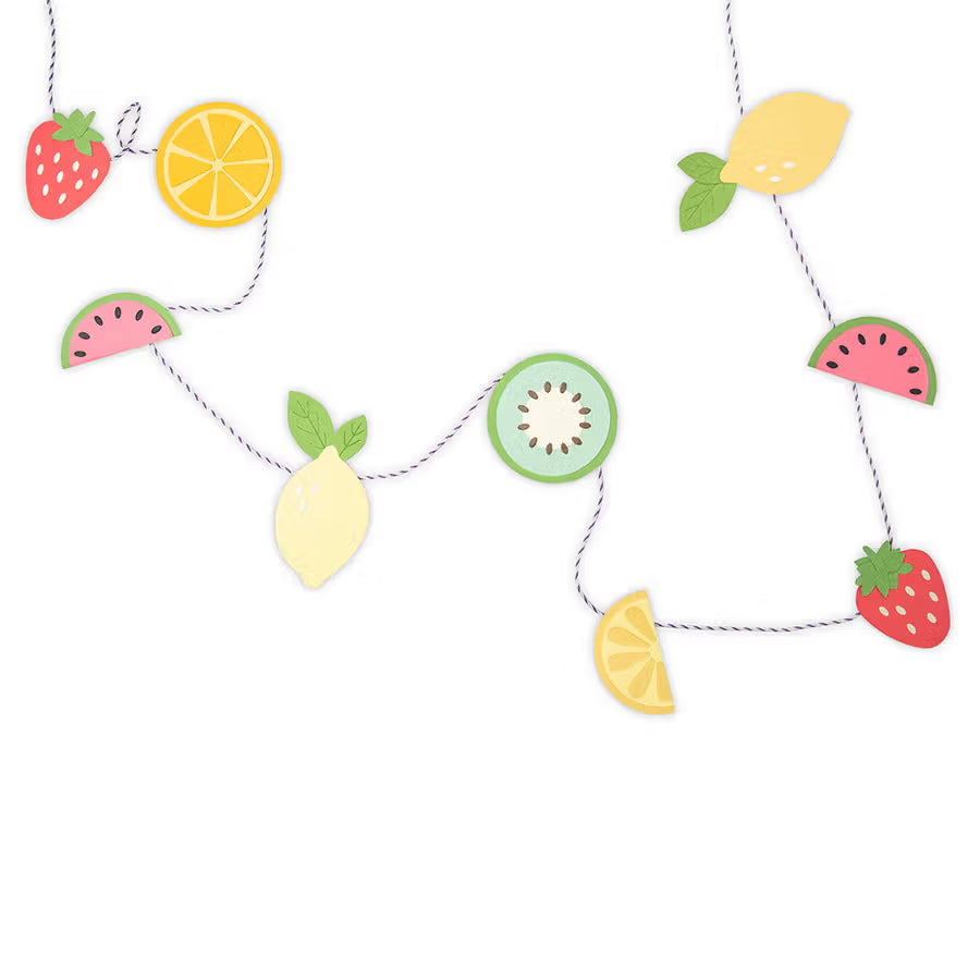 Sizzix Bigz Die Fruit Shapes by Laura Kate; cutting machine dies for multiple colorful fruit shapes.