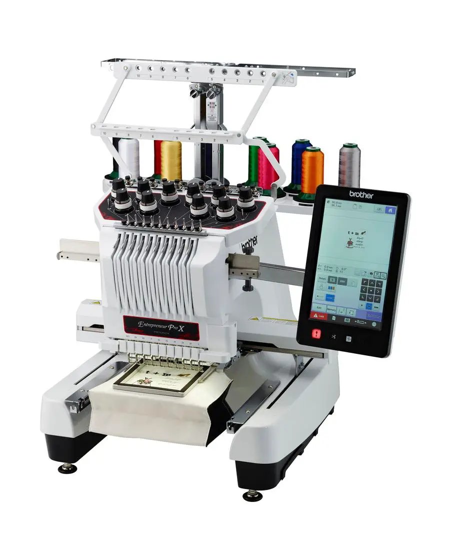 Brother Entrepreneur ProX PR1050X Multi - Needle Embroidery Machine - Sewingmachinesplus.com