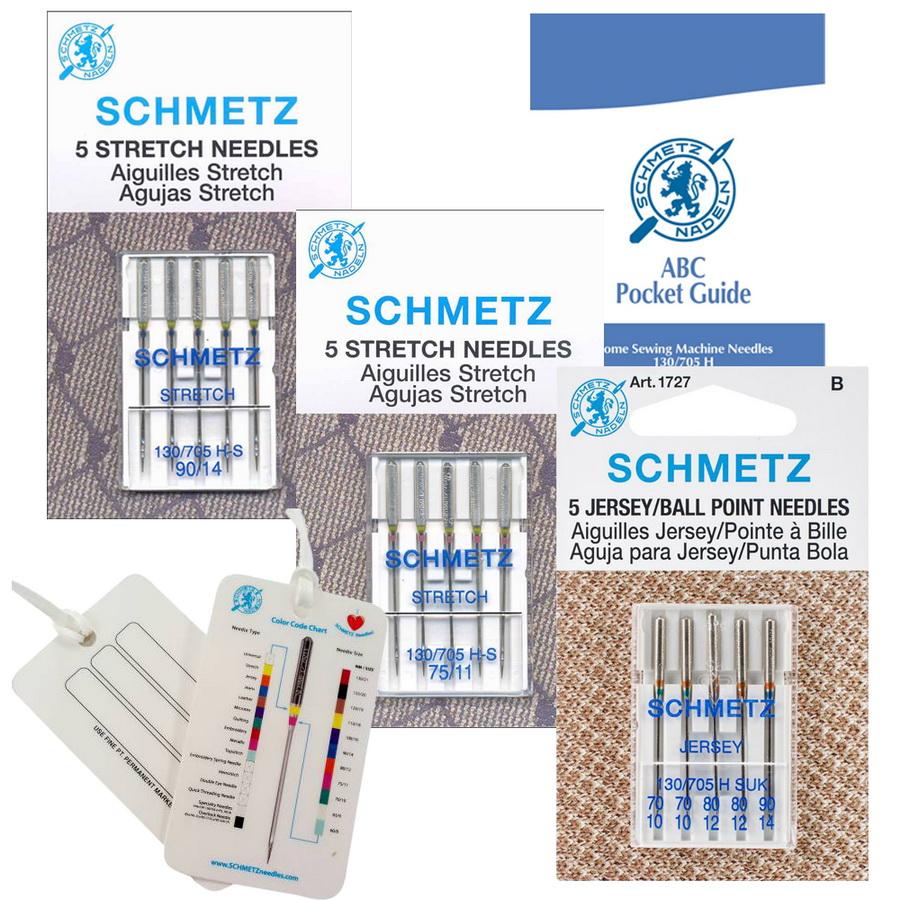 Euro - Notions Sewing with Knits Sewing Machine Needle Bundle, Assorted Needles & Sizes - Sewingmachinesplus.com