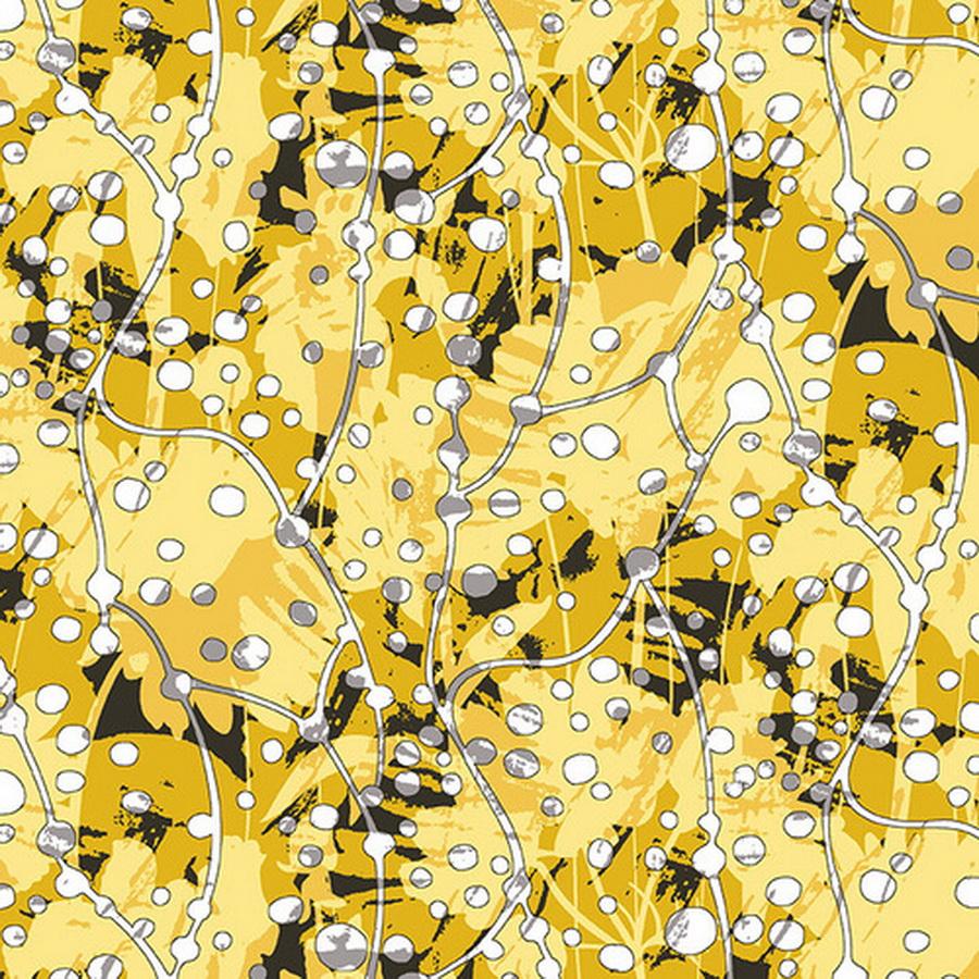 Black White and Citrus Fabric Kit - Sewingmachinesplus.com
