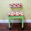 Arrow 6014 Riley Blake Hexi Motif Fabric Sewing Chair - Green