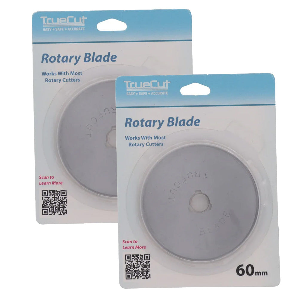 TrueCut 60mm Rotary Blade 2 Pack SKS7 Stainless Steel
