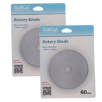 TrueCut 60mm Rotary Blade 2 Pack SKS7 Stainless Steel