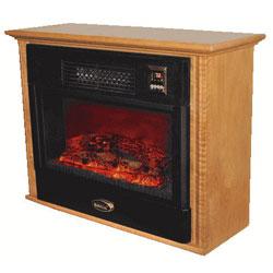 SunHeat F-15 Fireplace - Golden Oak
