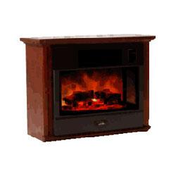 SunHeat F-15 Fireplace - Mahogany